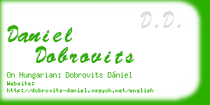 daniel dobrovits business card